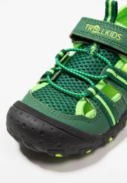 TROLLKIDS KIDS SANDEFJORD - Trekkingsandale - Dark Green/light Green -Trend Schuh Verkauf eae12480a2b34259b6fef08b88c953e2
