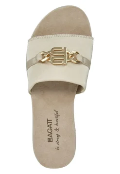 Bagatt KIKO - Pantolette Flach - Beige -Trend Schuh Verkauf f19811cd18b945928073cc4a1c1f579a