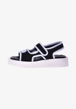 Baldinini Riemensandalette - Nero Bianco