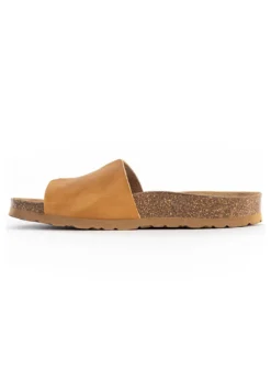 DJILIAN - Pantolette Flach - Camel -Trend Schuh Verkauf f56367b8f2994a9090c0f4666cce27e0