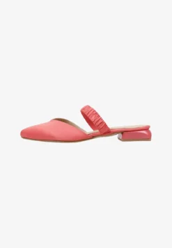 VALCIA - Pantolette Flach - Coral