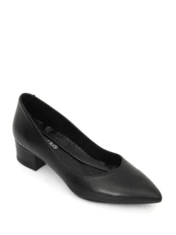 Leder-Pumps In Schwarz -Trend Schuh Verkauf gonderi r leder pumps in schwarz 2