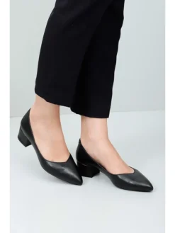 Leder-Pumps In Schwarz -Trend Schuh Verkauf gonderi r leder pumps in schwarz 5