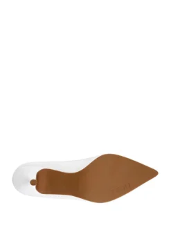 Heine Leder-Pumps In Weiß -Trend Schuh Verkauf heine leder pumps in weiss 5