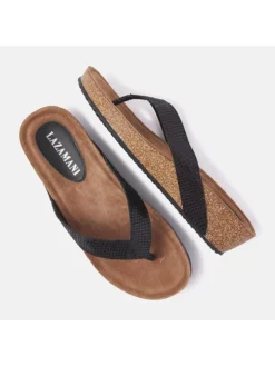 Lazamani Zehentrenner In Schwarz -Trend Schuh Verkauf lazamani zehentrenner in schwarz 2