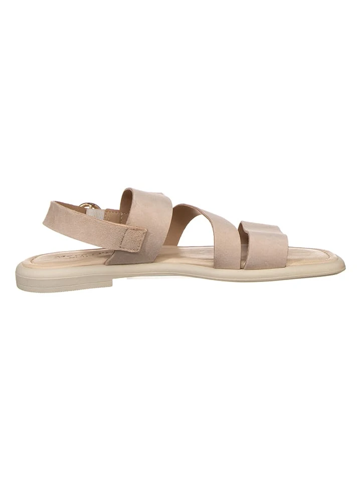 Leder-Sandalen "Katia" In Beige 1 Leder-Sandalen "Katia" In Beige