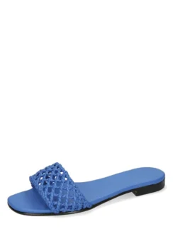 MELVIN & HAMILTON Leder-Pantoletten "Elodie 49" In Blau