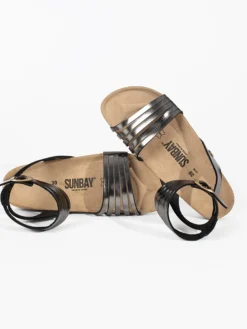 Sandalen "Dawi" In Silber -Trend Schuh Verkauf sunbay sandalen dawi in silber 4