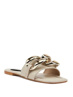 Pantoletten In Beige -Trend Schuh Verkauf triple sun pantoletten in beige 2