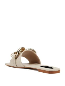 Pantoletten In Beige -Trend Schuh Verkauf triple sun pantoletten in beige 3